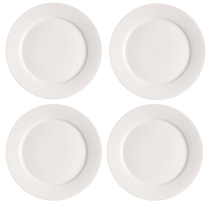 Lot de 4 assiettes Kalk 28cm - blanc - Scandi Living