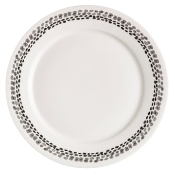 Lot de 4 assiettes Klappersten 28cm - noir et blanc - Scandi Living