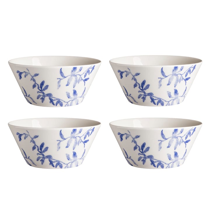 Lot de 4 bols Havspil 60cl - bleu-blanc - Scandi Living