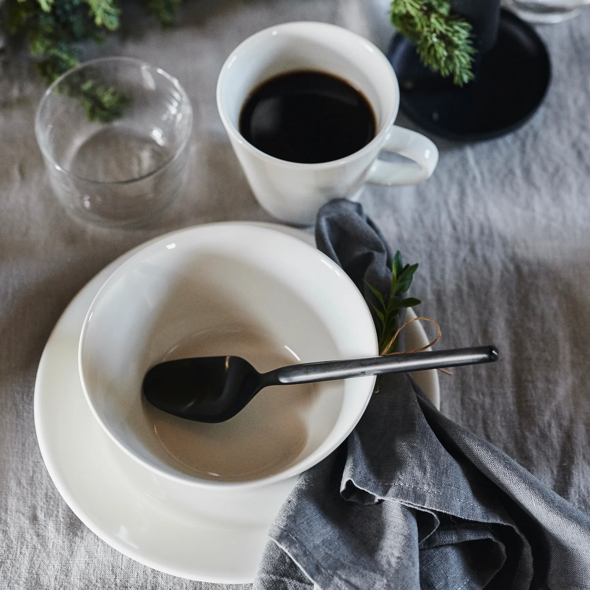 Lot de 4 bols Kalk 60cl, blanc Scandi Living