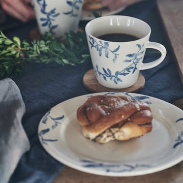 Lot de 4 petites assiettes Havspil 21cm - bleu-blanc - Scandi Living