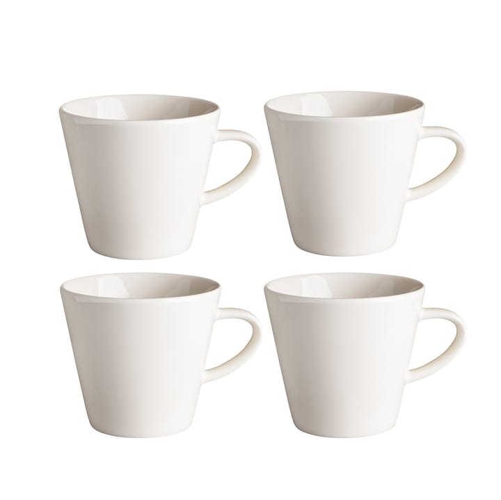 Lots de 4 mugs Kalk 30cl - blanc - Scandi Living