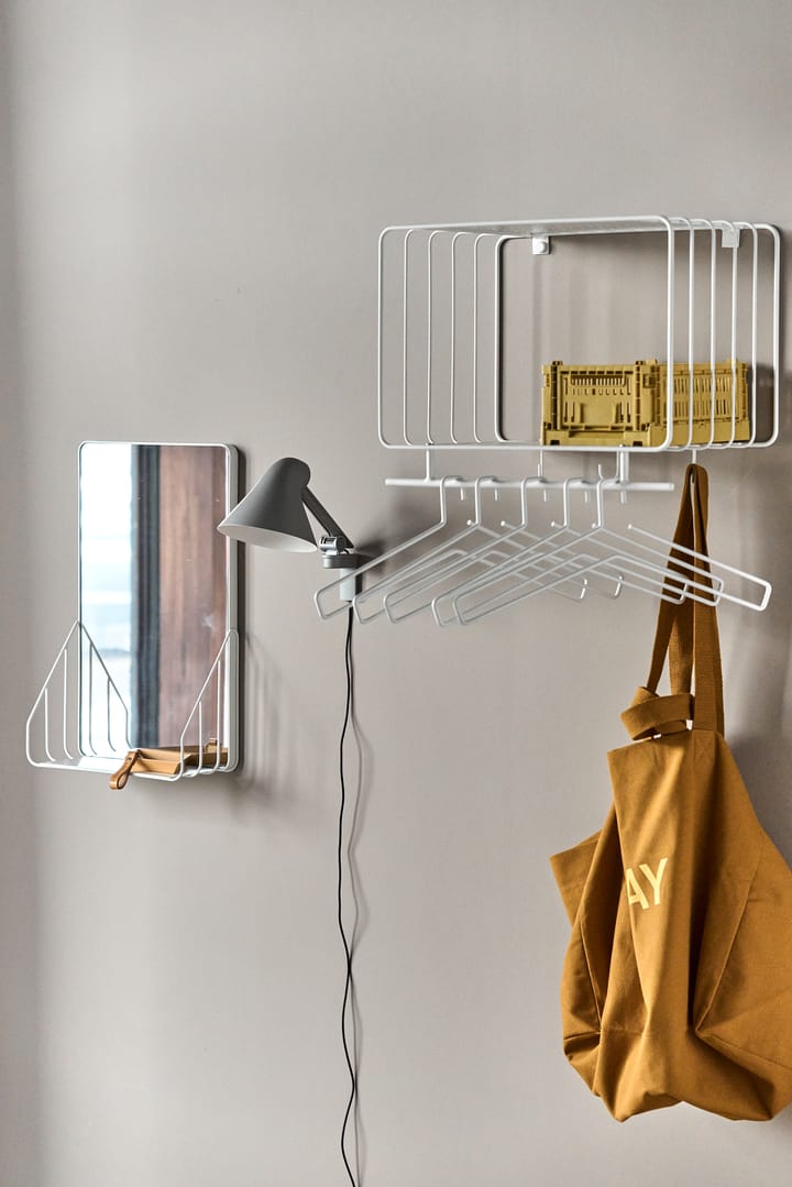 Miroir Nod avec étagère 30x50 cm, White Scandi Living