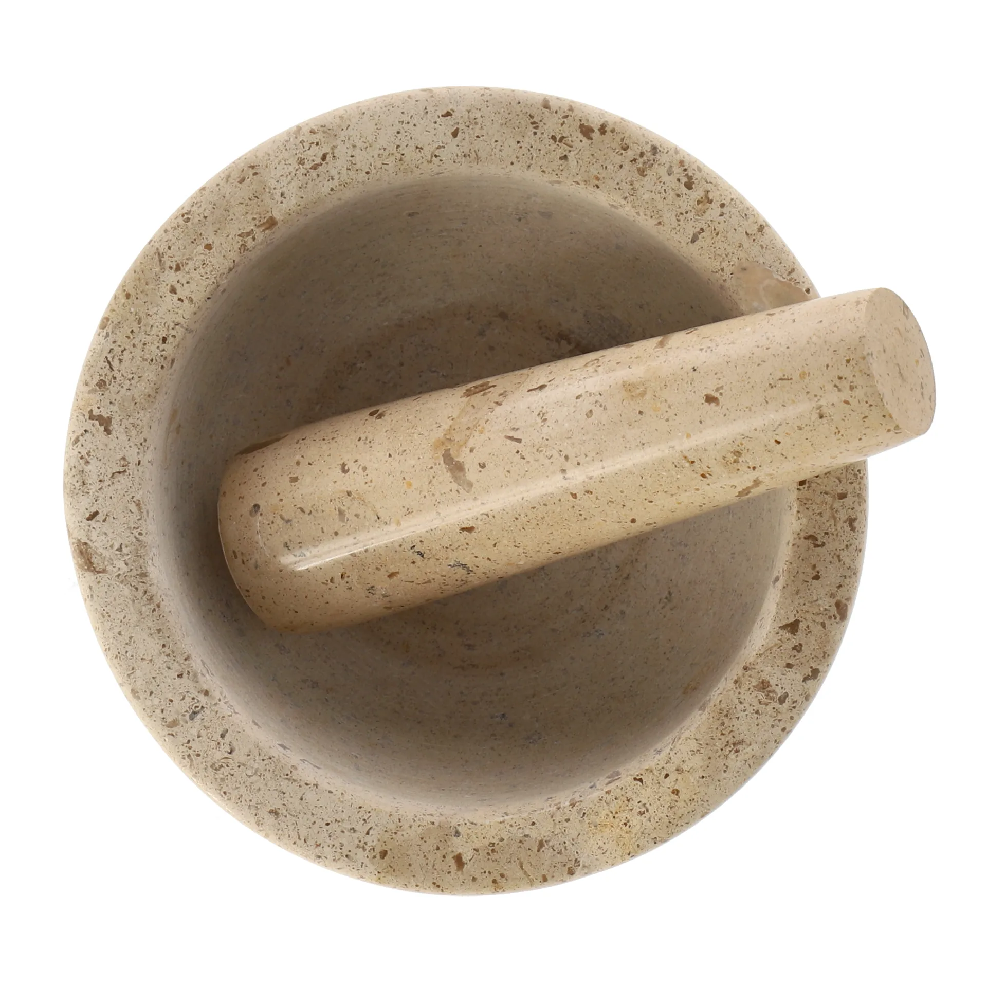 Mortier Ridge Ø14x7 cm, Marbre Scandi Living