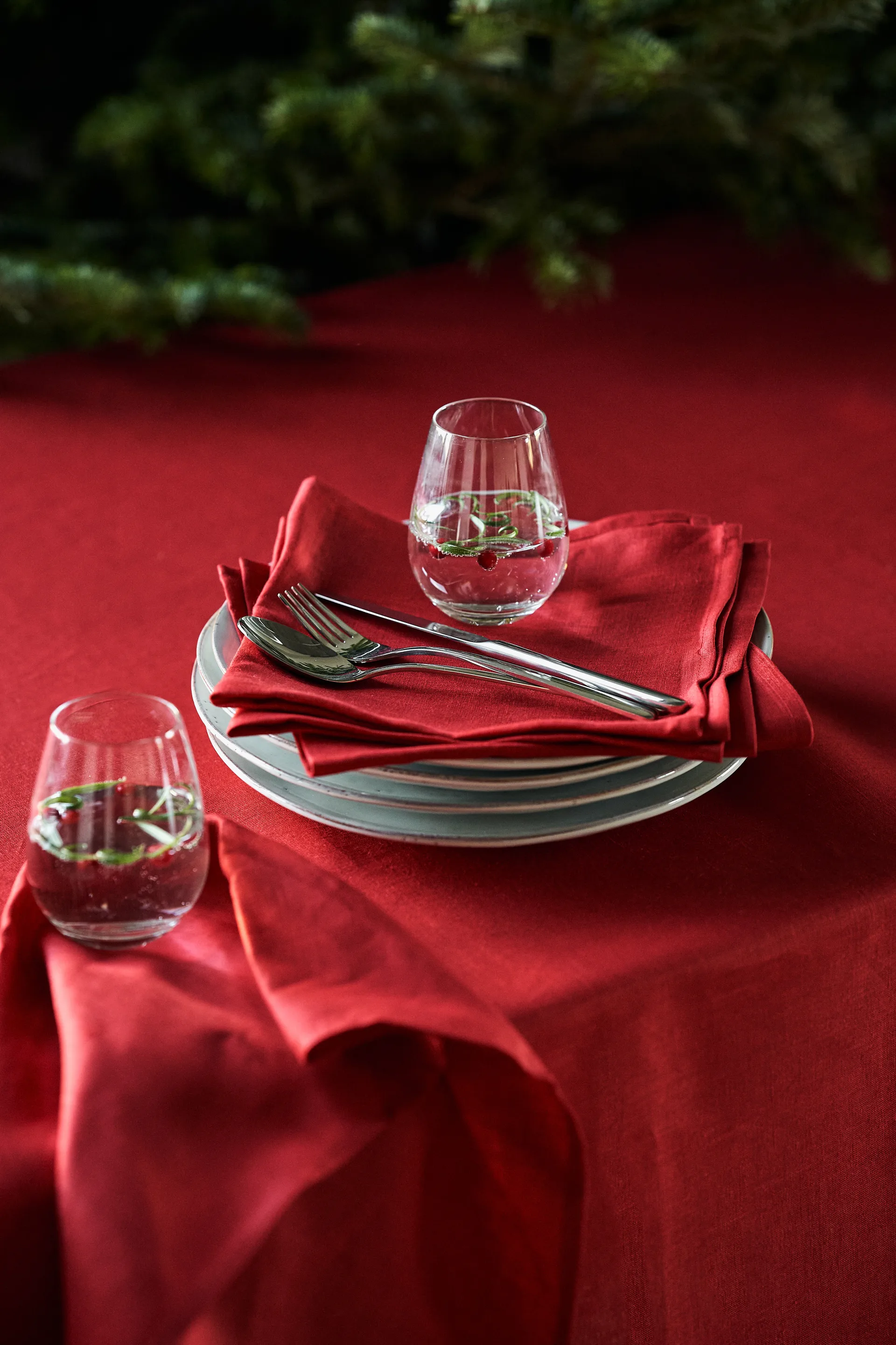 Nappe Clean 145 x 250 cm, Red Scandi Living