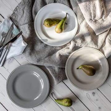 Petite assiette Dots 22cm Lot de 4 - blanc - Scandi Living