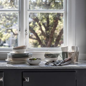 Petite assiette Dots 22cm Lot de 4 - blanc - Scandi Living