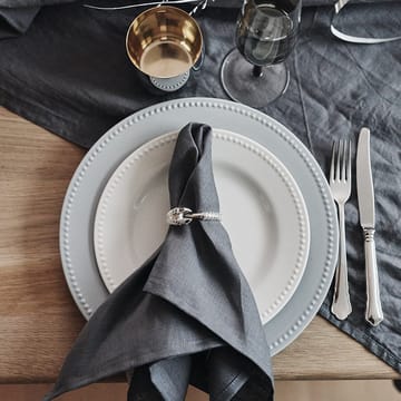 Petite assiette Dots 22cm Lot de 4 - blanc - Scandi Living