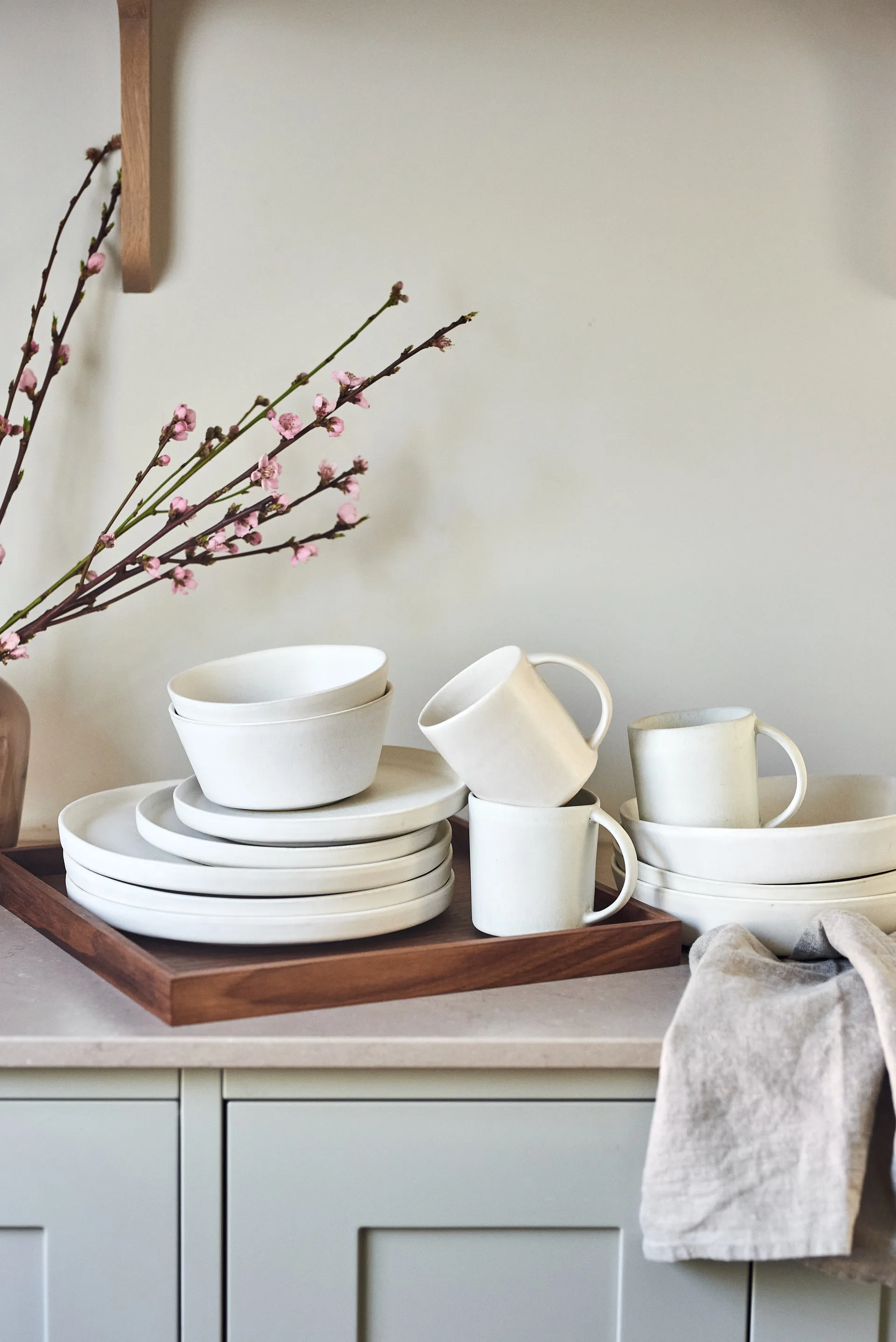 Petite assiette Sandsbro Ø20 cm, Blanc cassé Scandi Living