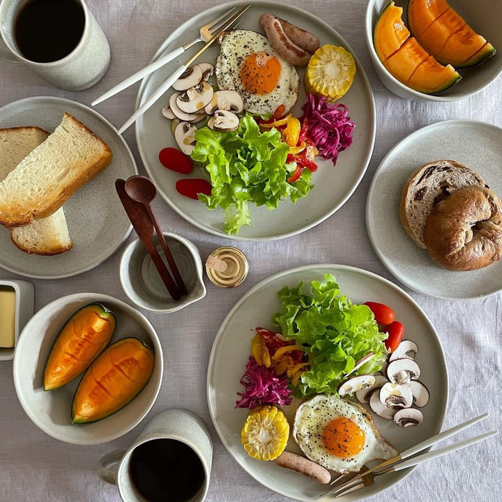 Petite assiette Sandsbro Ø20 cm, Gris clair Scandi Living