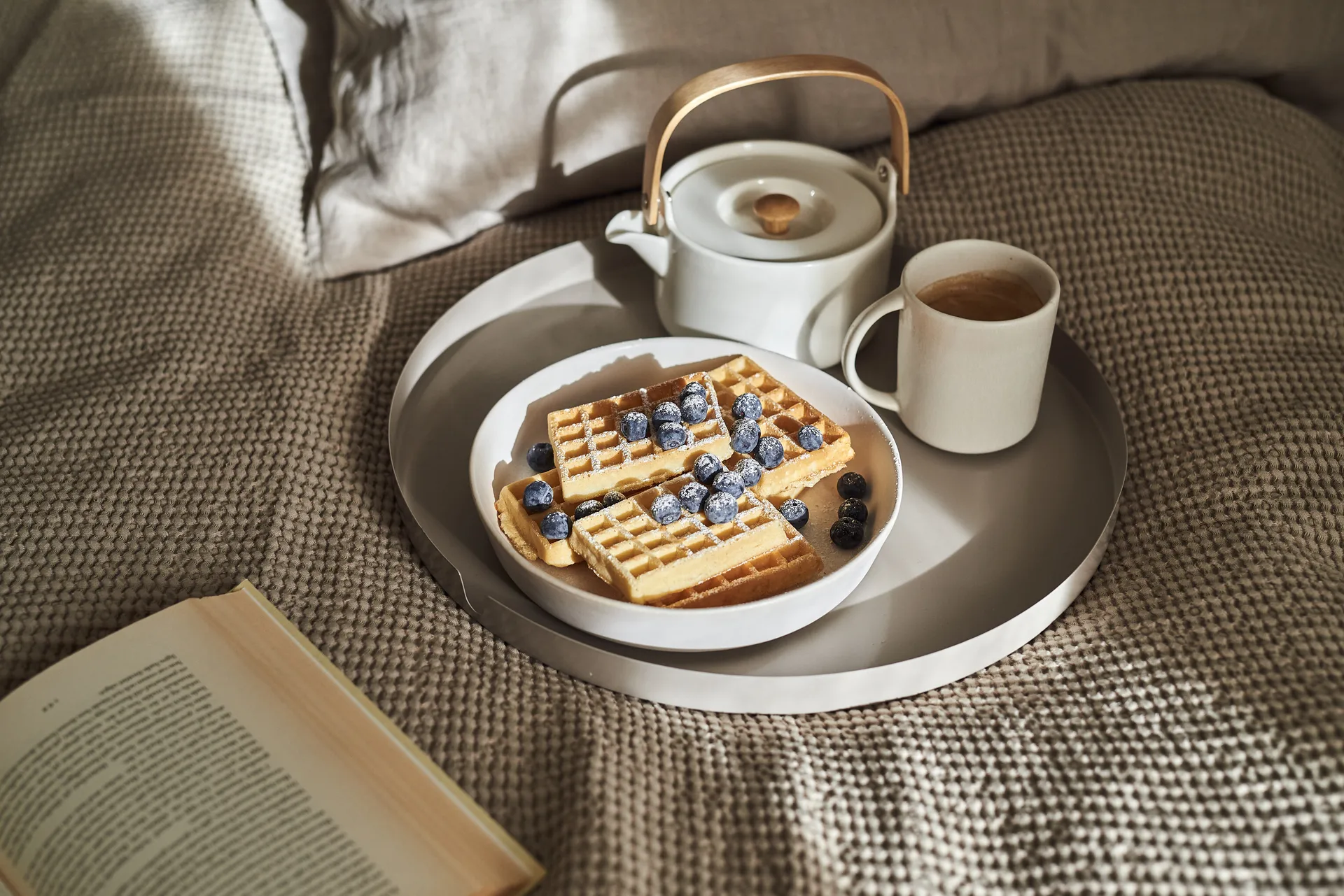 Petite assiette Sandsbro, Blanc cassé, Ø20 cm Scandi Living