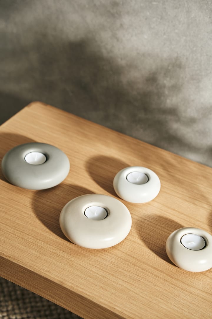 Photophore Stone Ø13 cm, Gris Scandi Living