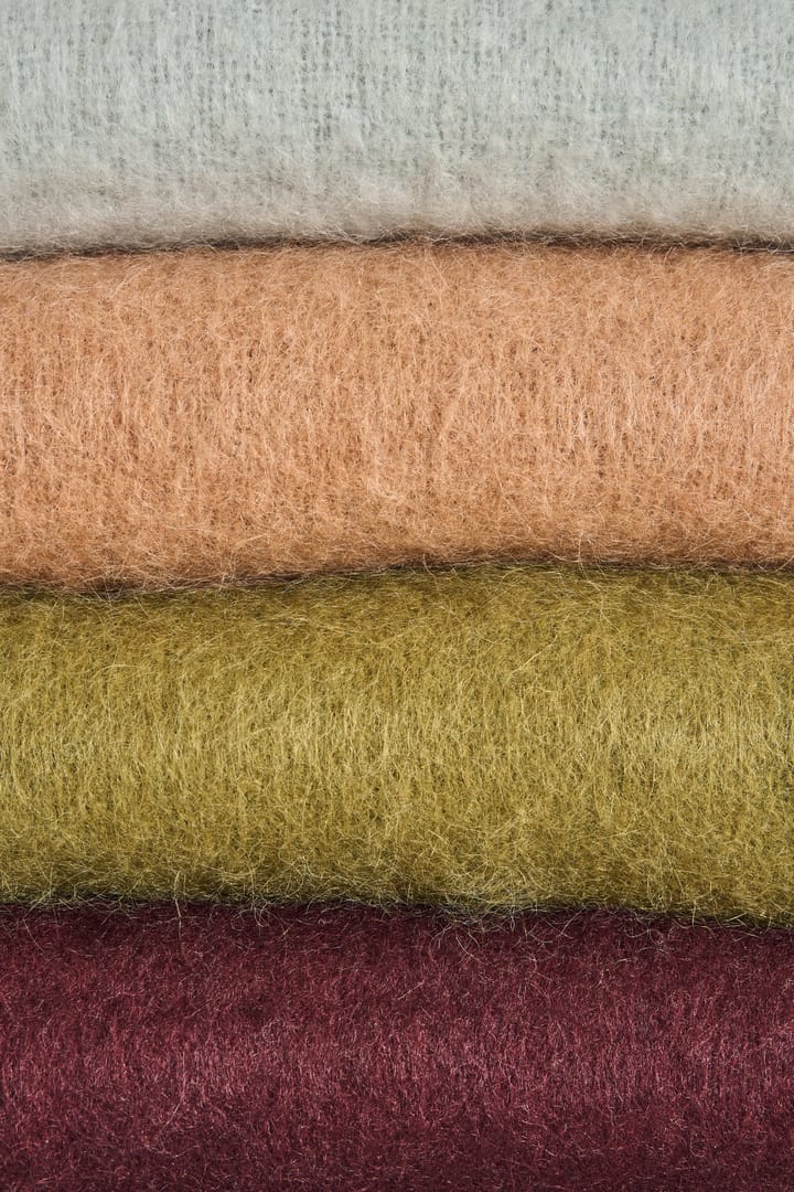 Plaid Dune en mohair 130x170 cm, Olive Scandi Living