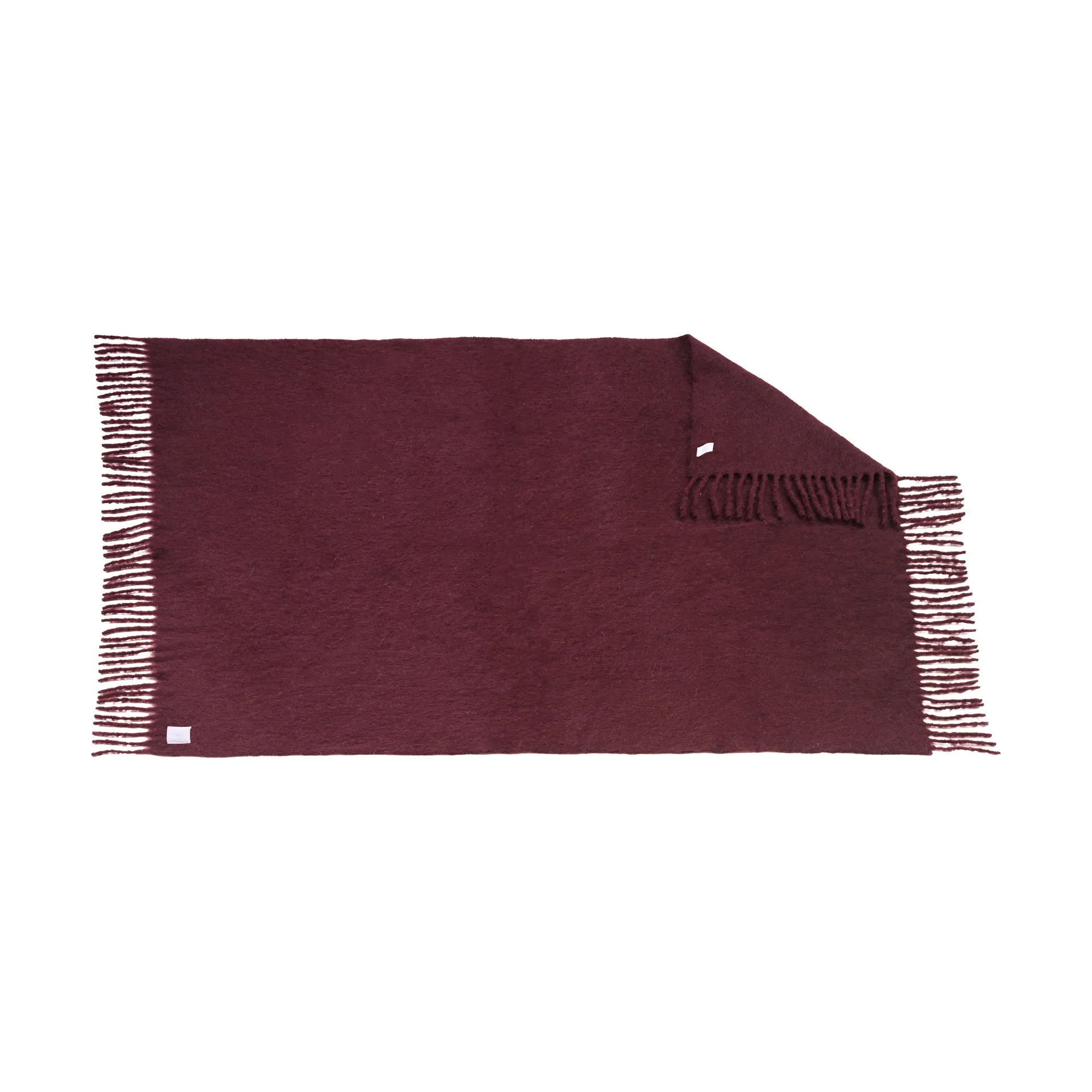 Plaid Dune en mohair 130x170 cm, Plum Scandi Living