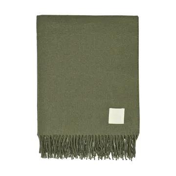 Plaid en coton Loom 125x170 cm - Khaki - Scandi Living