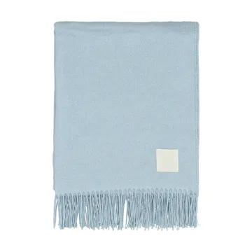 Plaid en coton Loom 125x170 cm - Sky blue - Scandi Living