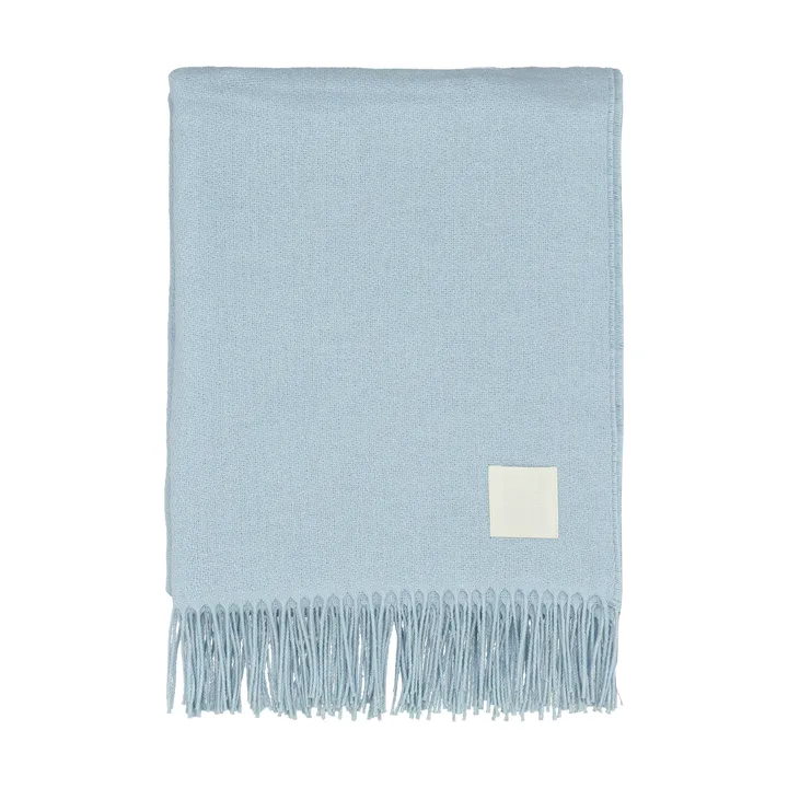 Plaid en coton Loom 125x170 cm - Sky blue - Scandi Living