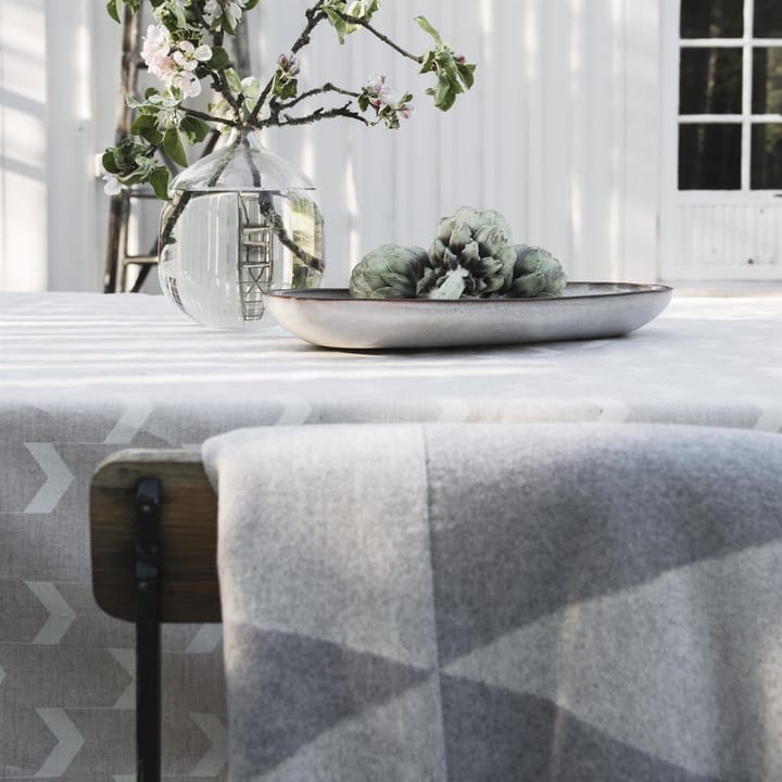 Plaid en coton Rime - Fog - Scandi Living