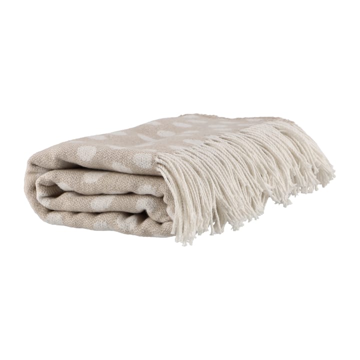 Plaid en laine Droplets 130x185 cm, Beige Scandi Living