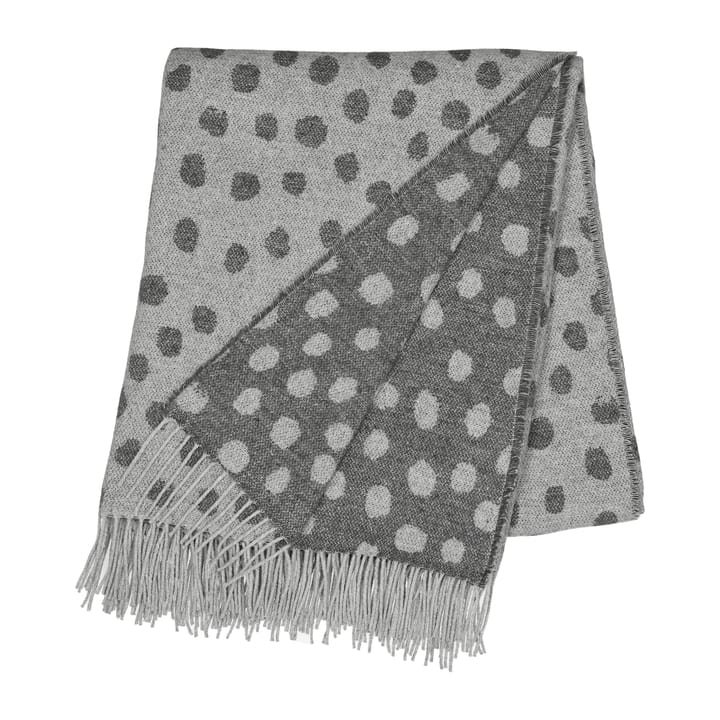 Plaid en laine Droplets 130x185 cm - Gris - Scandi Living