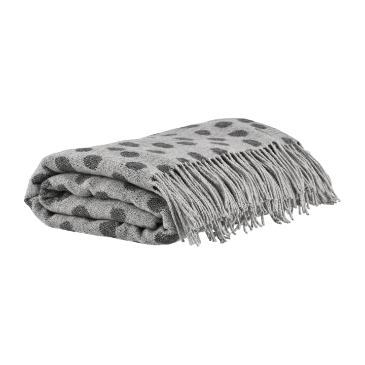 Plaid en laine Droplets 130x185 cm - Gris - Scandi Living