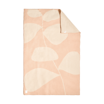 Plaid en laine Leaf 130x180 cm - Peach - Scandi Living