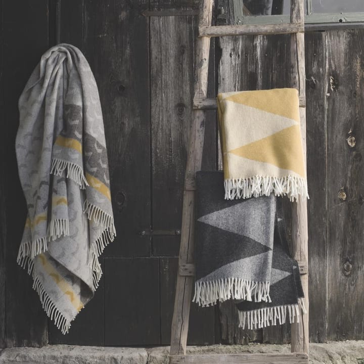 Plaid en laine Rime - Charcoal - Scandi Living