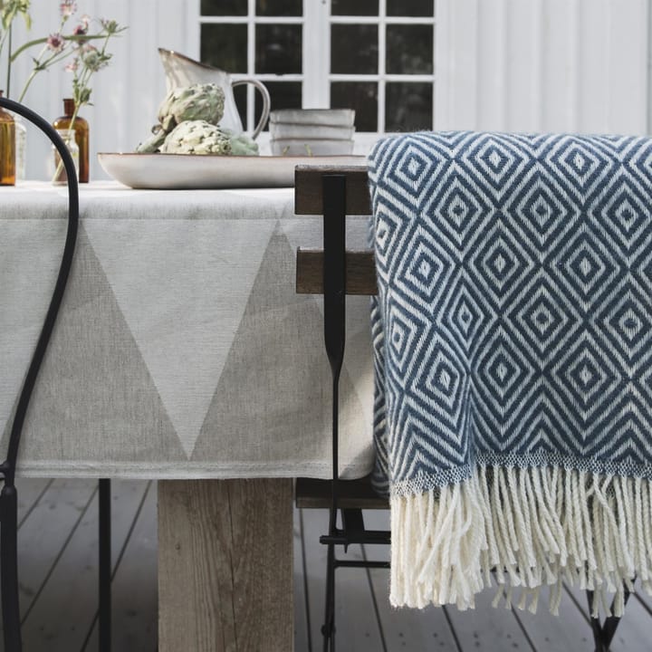 Plaid en laine Salt, Dusty blue Scandi Living