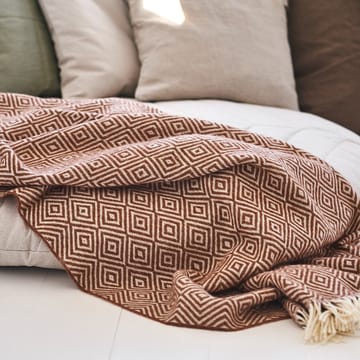 Plaid en laine Salt - Terracotta - Scandi Living