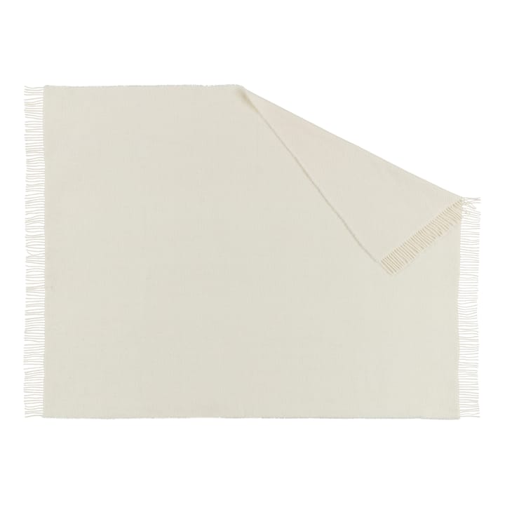Plaid en laine Sandstone 130x180 cm - Blanc - Scandi Living