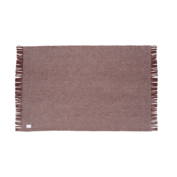 Plaid en laine Sandstone 130x180 cm - Bourgogne - Scandi Living