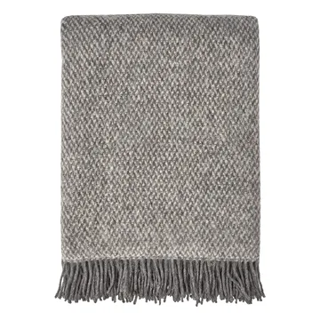 Plaid en laine Sandstone 130x180 cm - Gris - Scandi Living
