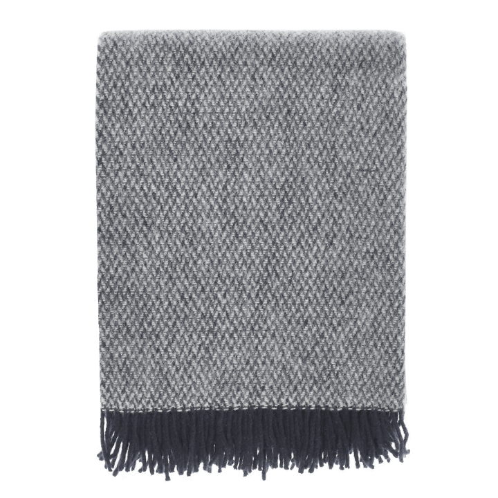 Plaid en laine Sandstone 130x180 cm - Indigo bleu - Scandi Living