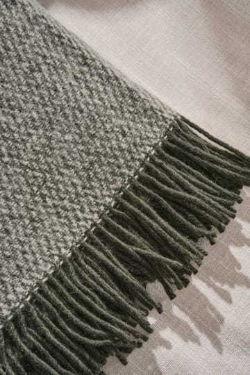 Plaid en laine Sandstone 130x180 cm - Khaki vert - Scandi Living