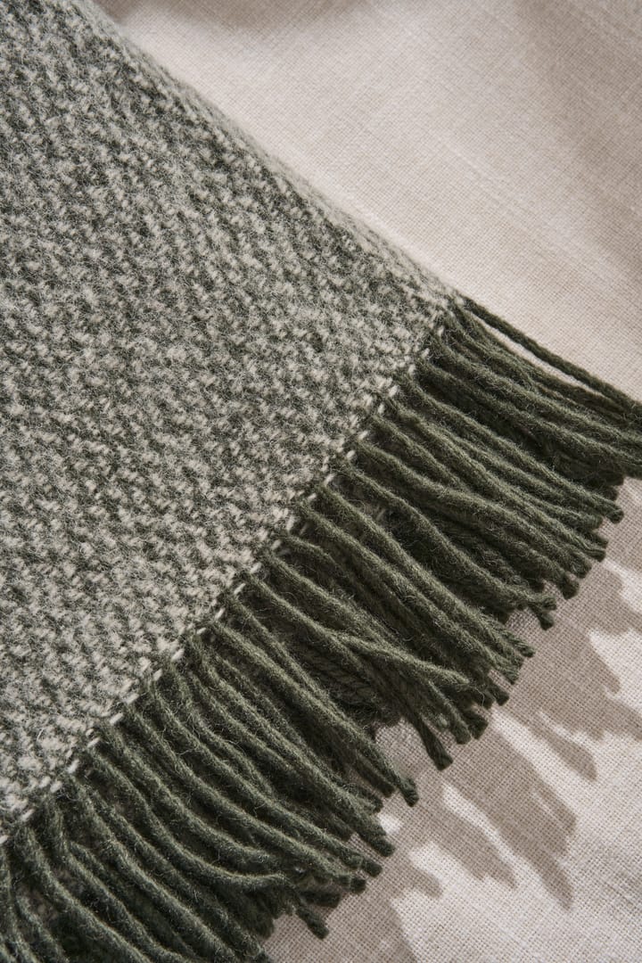 Plaid en laine Sandstone 130x180 cm, Khaki vert Scandi Living