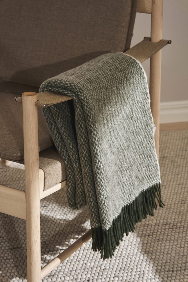Plaid en laine Sandstone 130x180 cm, Khaki vert Scandi Living