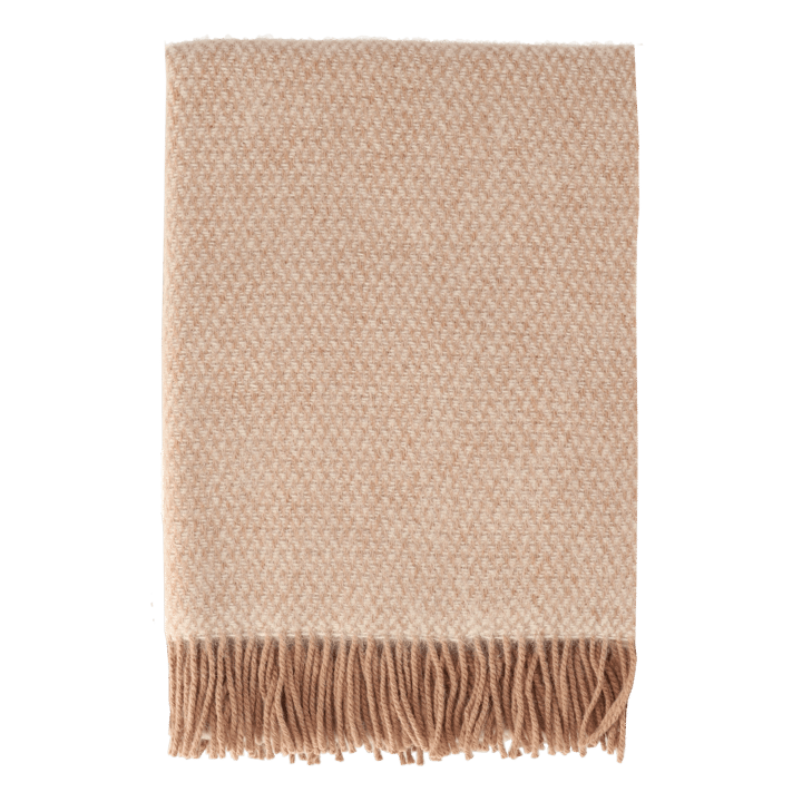 Plaid en laine Sandstone 130x180 cm - Mocca - Scandi Living