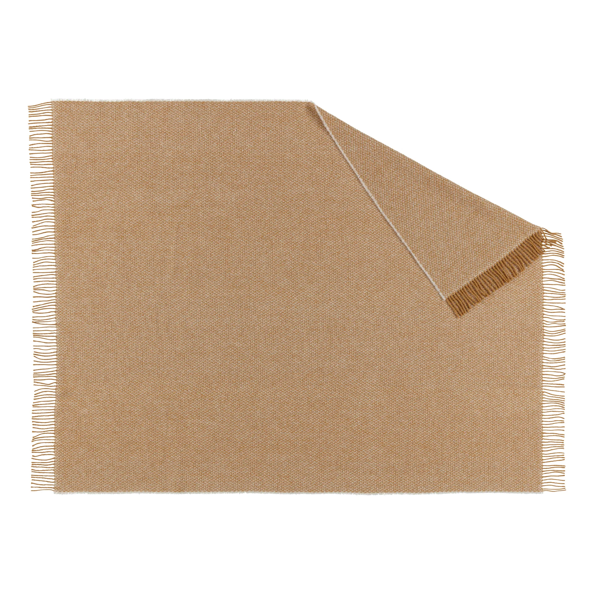 Plaid en laine Sandstone 130x180 cm, Mustard Scandi Living