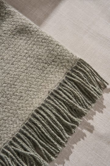 Plaid en laine Sandstone 130x180 cm - Sage Melange - Scandi Living
