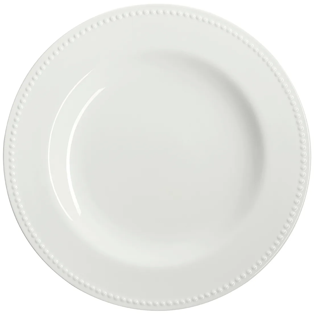 Plat à service Dots 32cm, Blanc cassé Scandi Living