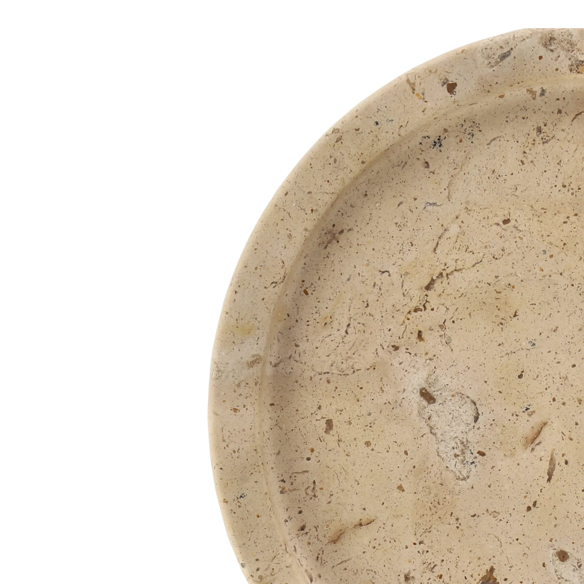 Plateau décoratif Ridge, Ø16 cm Scandi Living