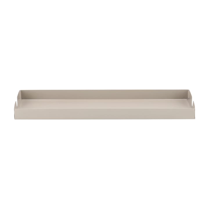 Plateau Edgy 10x32 cm - Greige - Scandi Living