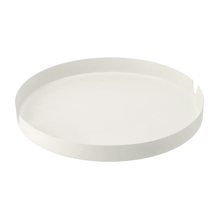 Plateau Edgy Ø30 cm - Blanc - Scandi Living