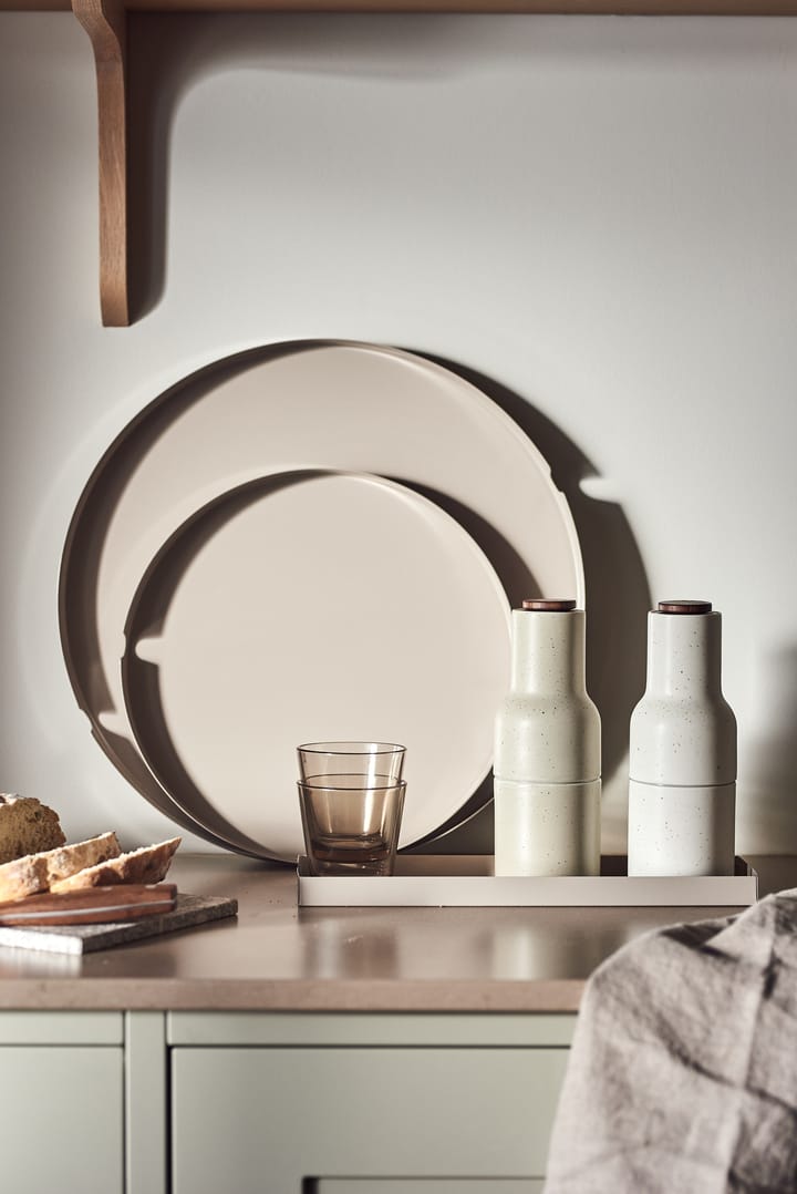 Plateau Edgy Ø30 cm, Greige Scandi Living