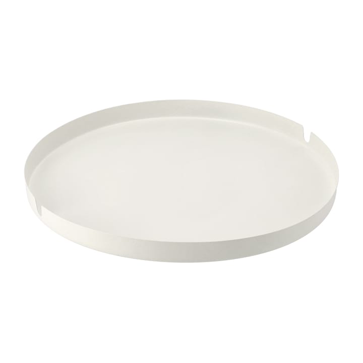 Plateau Edgy Ø40 cm - Blanc - Scandi Living