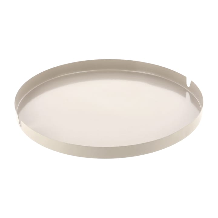 Plateau Edgy Ø40 cm - Greige - Scandi Living
