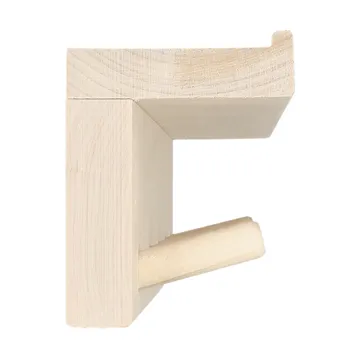 Porte-patères Alley avec étagère - Bouleau - Scandi Living