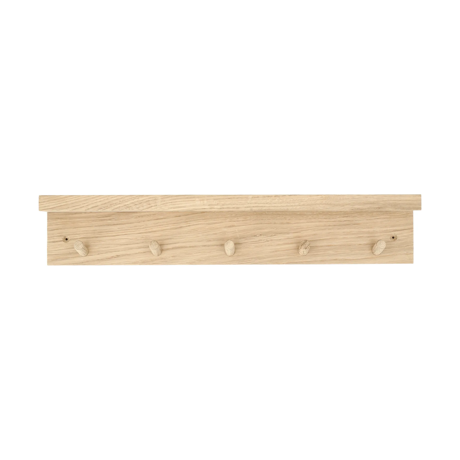 Porte-patères Alley avec étagère, Chêne Scandi Living