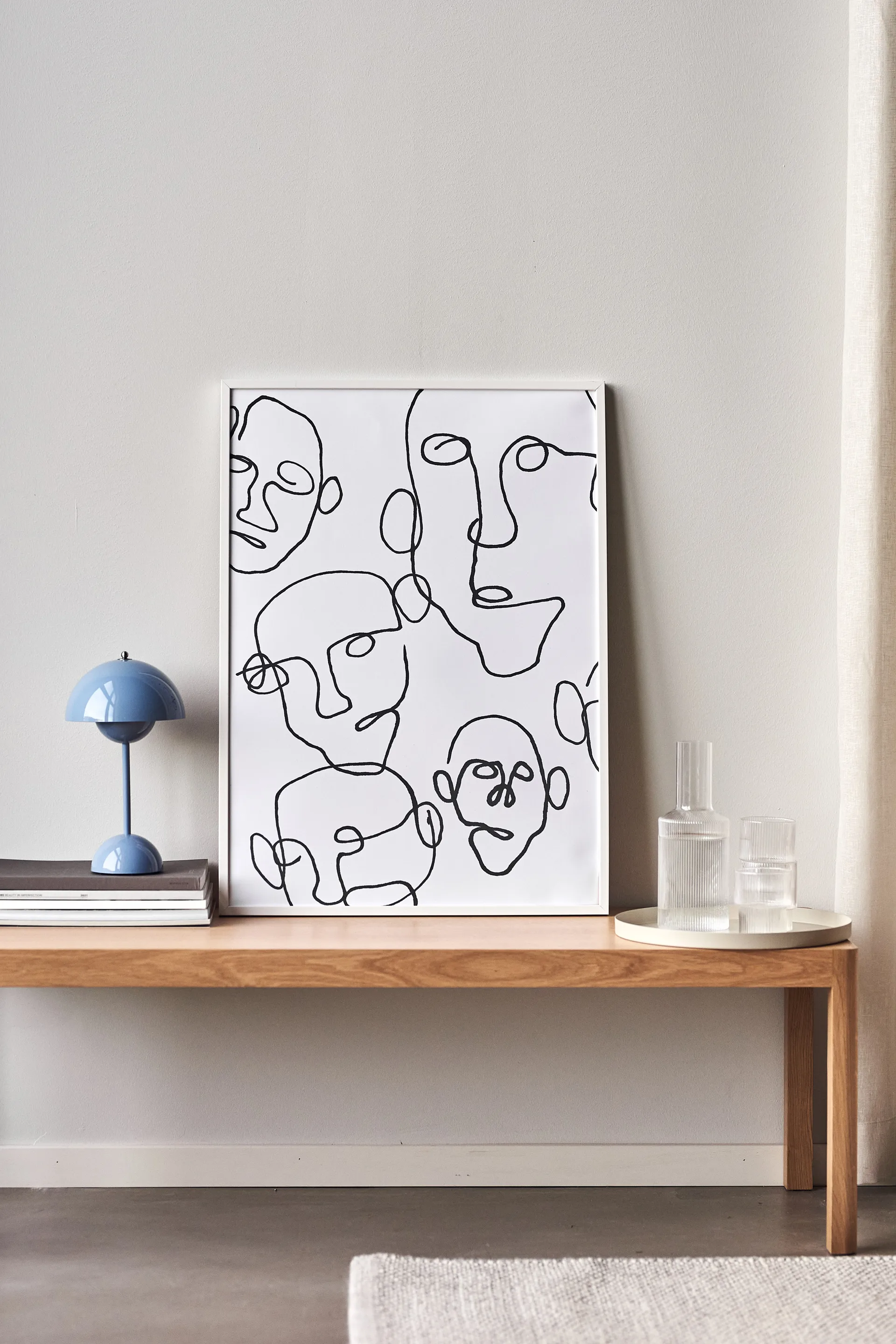 Poster Audience noir, 50x70 cm Scandi Living