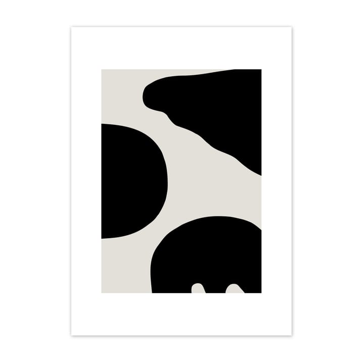Poster Contour gris - 30x40 cm - Scandi Living